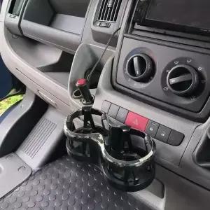 세트 더블 컵 홀더 푸조 복서에 Fiat Ducato Citroen Relay 20062023 RV 인테리어 액세서리