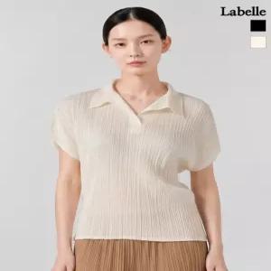 라벨르by신영모피 쿨링 플리츠 카라 반팔탑 761950
