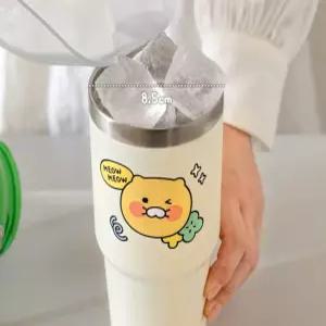춘식이 텀블러 빨대 대용량 보온보냉 스크린골프장 직장인 데스크테리어 선물