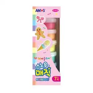 아모스 9g 레인보우 7색 스노우매직