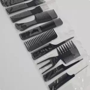 머리빗 10종 세트 꼬리 도끼도끼빗 염색 포마드 미용 헤어 커트 미용실 컷트 남자