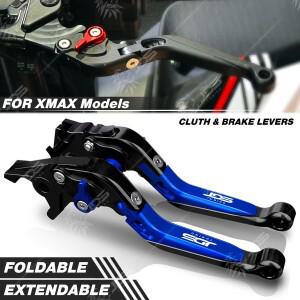 야마하호환용 Yamaha XMAX 300 250 125 400 클러치 레버 브레이크 세트 폴딩 확장형 조절식 핸들 모터사이