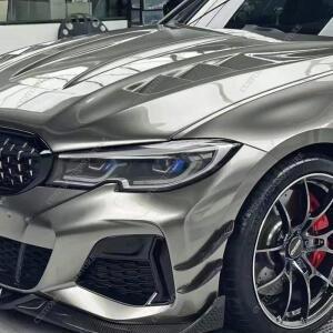 BMW G20 G21 3 시리즈용 성능 분배기, 320i 2019-2022 Pre-LCi 프론트 범퍼 에어벤트 블레이드 트림 튜닝