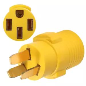 NEMA 10-50P 14-50R 어댑터 커넥터 VSEER 50Amp 120V/250V 3 프롱 남성 플러그 4 여성 리셉터클 발전기 RV
