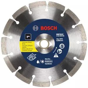BOSCH DB741C 7인치 5/8인치 7/8인치의 프리미엄 세그먼트 림 다이아몬드 블레이드 콘크리트 벽돌 블록의