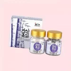 인산죽염 9회 자죽염 고체분말 60g 2개 소형 선물세트 4634601