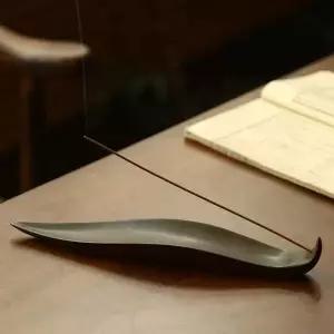 [알티피아]세라믹 잎사귀 향꽂이 인센스홀더 받침대 향로 인테리어소품