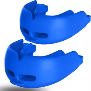 2PCS 스포츠 마우스 가드 청소년 성인 교정용 레슬링 노 보일러 헬멧 스트랩 소프트 풋볼 하키 복싱 태권도