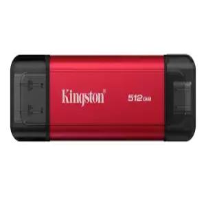 킹스턴 512GB 듀얼 USB-A/C 휴대용 SSD 최대 1050MB/s 3.2 2세대 SPSD/512GB