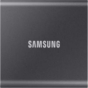 삼성 T7 포터블 SSD - 1TB USB 3.2 2세대 외장 티타늄 그레이 MU-PC1T0T/WW