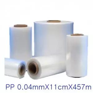 필름 원단 비닐 폴리프로필렌 폴리비닐 PP 0.04mmX11cmX457m 1롤 포장지