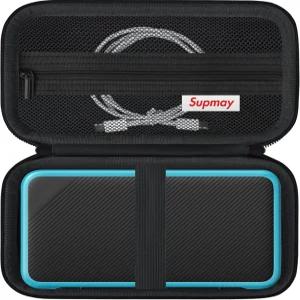 새로운 닌텐도 2DS XL/R36 맥스 레트로 휴대용 게임 콘솔과 호환되는 Supmay 케이스 충전 케이블용 메시