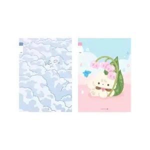 디자인랜덤 노트 공책 무제노트 초등줄공책 닝글로리 캐릭터
