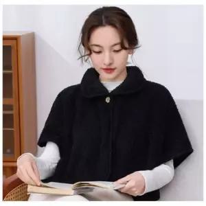 여아 겨울 외투 케이프 판초 등원룩 따뜻한 방한 망토 아동 코트 여자방한케이프 여성망토