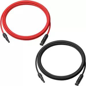 6피트 12AWG 태양광 연장 케이블 여성 및 남성 커넥터 포함 가정용 상점용 RV 패널용 트윈 와이어 어댑터