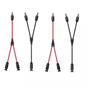 태양 케이블 연장 패널 여성 및 남성 커넥터 포함 Y42CM-2SET