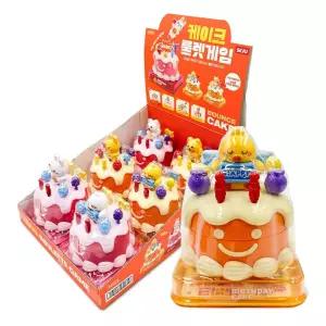 케이크 룰렛 게임 6개x1통 어린이 아이들 유치원 어린이집 생일 답례품 장난감 랜덤 놀이