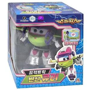 슈퍼윙스 큐리 로봇 변신 로보트 장난감 일렉트릭 어린이 선물qrs811