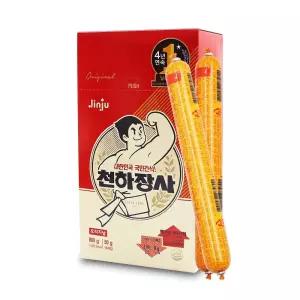 천하장사 소시지 800g(16개입) 1통 어린이 사무실 탕비실 학원 영양 단체 간식 안주 소세지