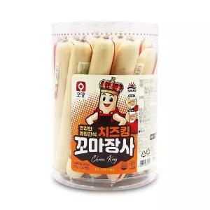 사조 치즈 킹 꼬마장사 소시지 1300g(20개입) 1통 어린이 사무실 답례품 소세지 간식 안주