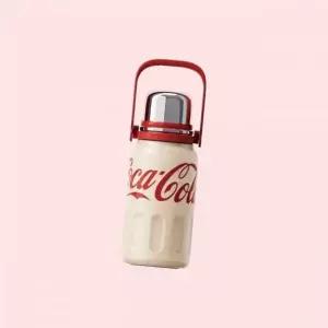GERM 코카콜라트래블핸들진공보틀(베이지)800ml 컵포함 4610107
