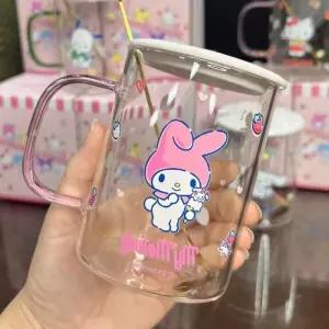 유리컵 뚜껑 이유식용품 숟가락 360ml