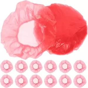가넥 50pcs 화재 경보 커버 먼지 캡 조리 중 센서용 투명 플라스틱 감지기 보호 홈 오피스 창고 빨간색