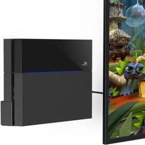 PS4 오리지널(구형 모델)용 Monzteck 월 마운트 TV 근처 또는 뒤 공간 절