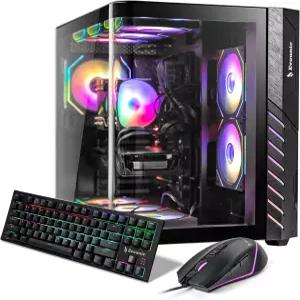 게이밍 PC 데스크톱 컴퓨터 - i5-11400 최대 4.4GHz 12thread GTX1080 16GB DDR4 RAM 1TB NVMe SSD Wi-Fi 6