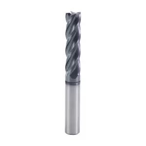 XYunEnZ ISB 1/2인치 카바이드 스퀘어 엔드 밀 합금강/경화강용 플루트 마이크로 그레인 비트 4개 DIY 및