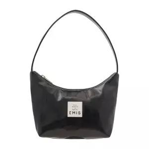 [이미스]m1037 1334220 공용 숄더백 가방 NEW ENAMEL HOBO BAG BLACK 4473954