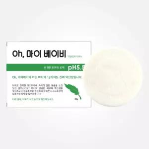 마일로우 오마이베이비 유아 비누 약산성 올인원 바 80g 1개