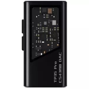 EPZ TP35 PRO 미니 휴대용 IEM DAC 하이파이 디코더 헤드폰 앰프 동글 USB-C에서 3.5/4.4mm 출력 듀얼
