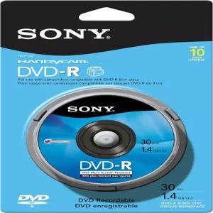 소니 8cm 쓰기-원스 DVD-R 스킨 팩