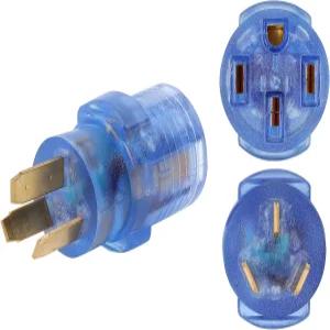 ONETAK NEMA 10-50P 14-50R 콤팩트 240V 50암페어 3프롱 건조기 남성 플러그 발전기 여성 리셉터클 EV