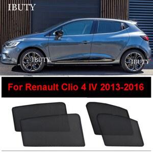차커튼 자동차 차량용 커튼 가림막 RENAULT CLIO IV 2013 2015 2016 윈도우 SUN HEAT 메쉬 사이드 SUNSHIELD UV SHADE 전면 후면 바이저