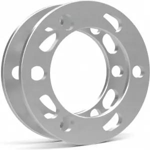 휠 액세서리 부품 2개 다이캐스트 스페이서 1/4인치 두께 6mm 볼트 패턴 5x5.5 6x5.5 쉐보레 실버라도 1500