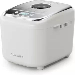 SUMSATY 빵 제조기 논스틱 팬과 15시간 타이머 텐 프리 요거트 레시피로 초보 위한 2.2LB 16in1 기계 자동
