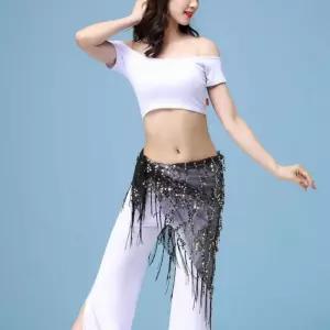 랩 힙 밸리댄스의상 태슬 밸리댄스 힙스카프 힙랩