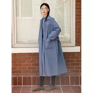 VINCENT NAVY 레이트어텀 원피스코트_블루 2314286