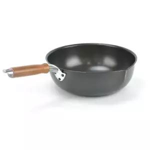조리용품 나무손잡이 업소용 경질 웍 북경팬 28호-28cm