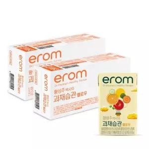 이롬 황성주 과채습관 옐로우 과일야채주스 140ml 48팩