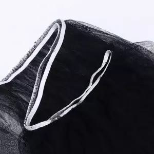 모기장 메쉬 블랙 유모차 네트 탄성 조절 가능 벌레 방충 커버 대부분의 유모차와 요람에 적합