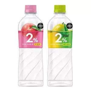 [셀러허브]2% 이프로 제로2종 레몬라임12개 복숭아12개 500ml 24개 (S41586771)