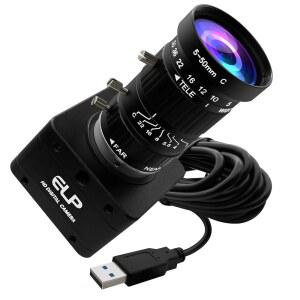 ELP 울트라 HD 20MP VARIFOCAL USB WINDOWS AR2020 PC용 / 30FPS PI 5-50MM 고속 MAC 컴퓨터 줌 카메라 3840P 3.0 웹캠 수동 4K 가변 10X 라이트번 LINUX 초점 2.0 USB3.0