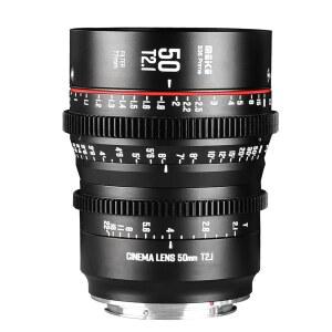 메이크 50MM T2.1 S35 수동 초점 ZCAM II, 6K 프라임 마운트 E2-S6 III, C200, 시네 캐논 C300 MARK C100 및 EF 캠코더용 300 시네마 렌즈: EOS 광각