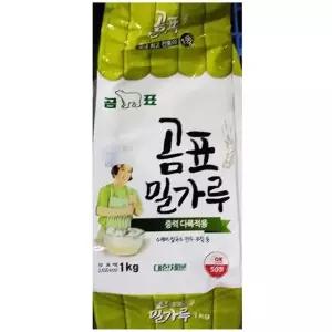 업소용 식당 식자재 대한제분 중력밀가루 곰표 1Kg 피자밀가루 밀가루포대 (W62A3F9)
