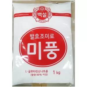 업소용 식당 식자재 재료 씨제이제일제당 미풍 1kg  다시다 다시다쇠고기 (W6284C4)