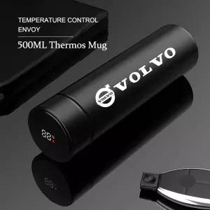 자동차 로고 보온컵 500ml 워터컵 커피 차 보온병 볼보 호환 ES90 EC40 EX40 EM90 XC90 V90 V60 XC60 V40 S