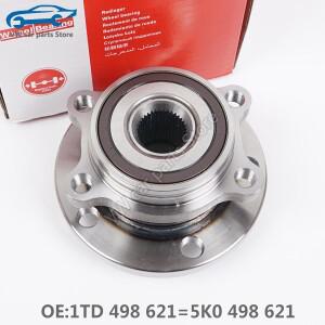 앞바퀴 허브 베어링 어셈블리, VW PQ35 골프 MK5 MK6 제타 GTI 시로코 티구안 EOS 파사트 B7 CC 1T0 498 62